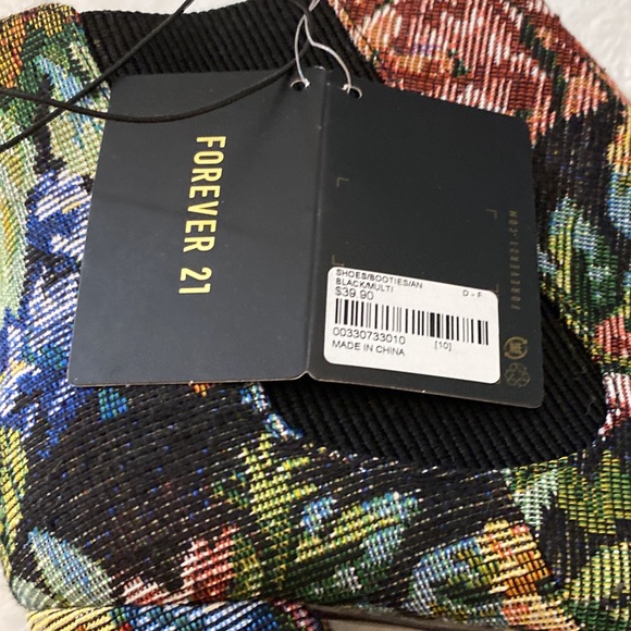 New Floral platform boots size 10 - Picture 4 of 13